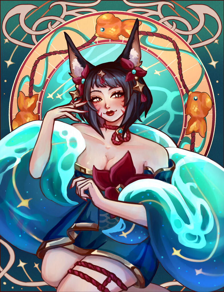 ✩ Ahri as Goddess of Opulance from LoL